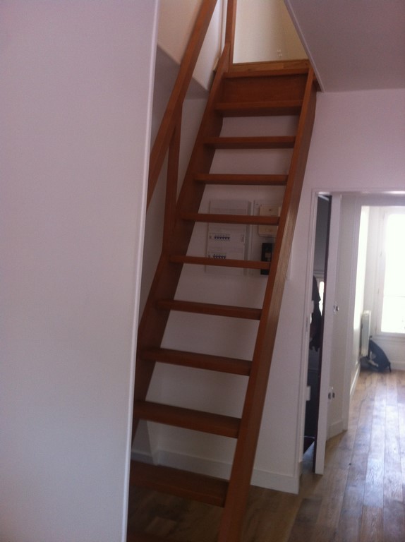 photo escalier combles apres travaux rue juge paris 15
